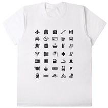 [BF-266] 빈스패밀리 아이콘스피크 해외 배낭 여행 필수품 반팔 빅사이즈 티셔츠