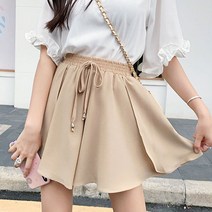 쉬폰 프릴 하늘하늘 고무 치마바지