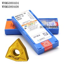 CNC 선반 공구 절단 10PCS WNMG080408 PC9030 KORLOY S32T-DWLNR08/DWLNR08, 01 WNMG080408 HM NC3020