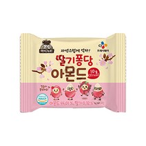 CJ 아이누리 딸기퐁당아몬드 (10G X 40입) 1봉지, 40개