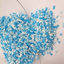 폴리머 눈꽃폭탄 (50ml) 데코덴 데코파츠 미니어쳐 슬라임재료 슬라임 파츠