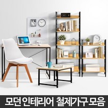 철제가구 수납장 조립식 원목 선반 선반장 다용도 diy 갓머니, 심플 리브체어_블랙