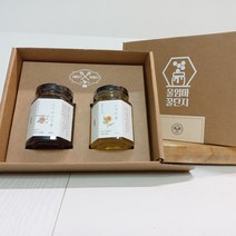 벌꿀+야생화꿀 150g*2개 세트 결혼식답례품 돌답례품 칠순답례품 꿀답례품 선물세트 쇼핑백포함, 아카시아꿀+야생화꿀