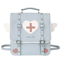 여성 미니 크로스백 숄더백 핸드폰가방 디자이너 학생 책가방 여성용 천사 날개 크로스 하트 패턴 가죽 백팩