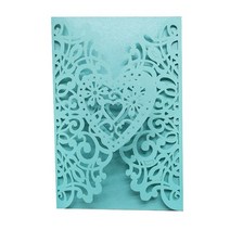 생일축하카드 팝업카드 메세지 세트10장 세트/50장 세트 청첩장 카드 레이저, 03 Blue Cover_02 25장 세트