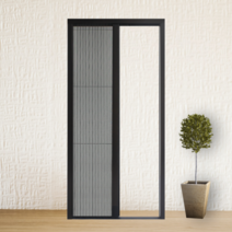 DIY 현관주름방충망 그린웹 주름방충망 맞춤제작 방충망, 개, 블랙