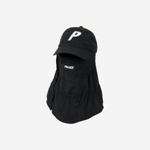 팔라스 쉘 페이스마스크 P 6-패널 캡 블랙 - 22FW Palace Shell Facemask P 6-Panel Black - 22FW