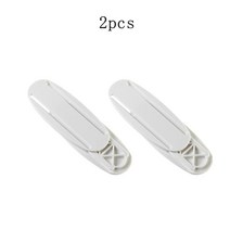 접착 플러그 가정용 장치 벽 거치대 장착형 스트립 고정 무타공 소켓 정리함 접착식 심리스, 2PCS