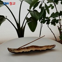 연꽃 인센스스틱홀더 인센스홀더 인센스버너 향받침대 인센스챔버 인센스홀더 인센스스틱홀더 향받침대 인센스챔버 인센스 버너 도자기 인센스 홀더 세라믹 인센스홀더 향꽂이 인센스, 연잎 옐로우