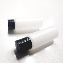 HDPE 반투명 휴대용 공병 블랙 프레스캡 60ml