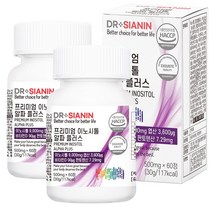 닥터시아닌 프리미엄 이노시톨 알파 플러스, 60정, 2개, 60정