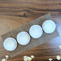 핑크 연 전통찻잔 다기잔 녹차잔 1인용 다식접시, 접시