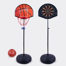 농구와 다트 2IN1게임기 스텐드형 농구골대 자석다트, 본상품선택