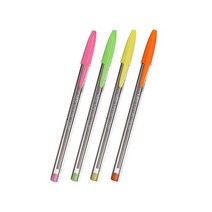 빅 크리스탈 엑스트라 볼드 옐로우(1.6mm) 볼펜, 상세페이지 참조, 1개, 1개