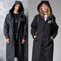 골프용우비 커플우비 레인코트 남성 여성 코트형 빅사이즈 우의