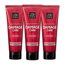 미쟝센 데미지케어 로즈프로틴 트리트먼트 180ml x3개, 3개