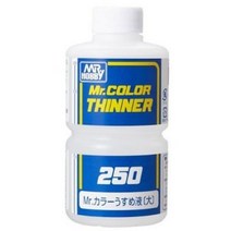 미스터하비 군제 락카 신너 250ml T103 프라모델 건프라 구체관절인형 도색 아트 3D프린터