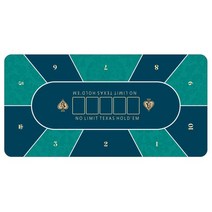포커테이블 매트 1200 텍사스 홀덤 보드게임 룰렛, 0.8x0.4mH스타일브라운