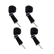 TQONEP 4 PCS Bimini 탑 스트랩 보트 천막 루프 스냅 후크로 조절 가능한 해양 웨빙 28~55 스테인레스 스틸 하드웨어