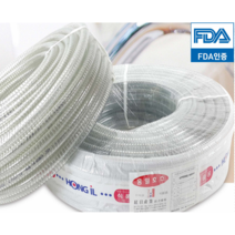 스프링호스 19mm X 50M / FDA승인/후레시블/ 유연함/경강선호스/식품이송/공작기계 분체이송용 / 투명성 / 국내생산 / / 호싸판