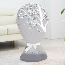 다샵 패브릭 지퍼식 선풍기 커버, 1개, 시크릿가든
