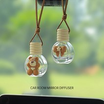 차량용 룸미러 걸이형 미니 디퓨저 용기+머스크향 디퓨저15ml, NO10_구매안함