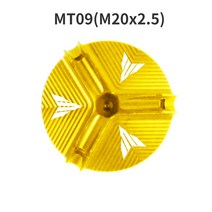 해외 엔진 오일 컵 야마하 MT 01 03 07 09 10 25 MT03 MT25 오토바이 필러 캡 플러그 커버, 10 MT09(M20x2.5)
