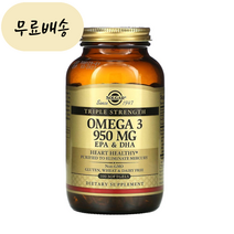 솔가 오메가3 트리플 스트랭스 950mg 100개 EPA DHA 피시오일 피쉬오일, 1개