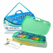 클레이쇼핑 그로켄스필 엔젤 실로폰 AG-N27 초록 가방형 실로폰 멜로디언 음악시간 엔젤 그로켄스필 실로폰, 본상품