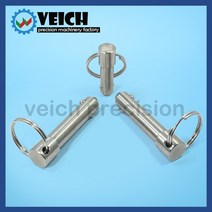 볼플런저 VCN114 스테인레스 스틸 스프링 타입 볼 헤드 잠금 핀 직경 5 25mm 퀵 릴리스 로케이팅 풀 링 길, 06 VCN11416mm_06 35mm