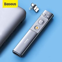 Baseus Presenter 무선 레이저 포인터 Mac Win 프로젝터용 Green Light 200m, 한개옵션0