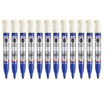 문화연필 유성매직, 파랑, 12개