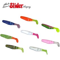 슬라이더 더블액션 미노우웜 루어웜 쏘가리 배스웜, 14 SMFGLO