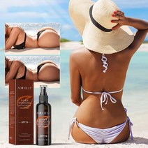 100ml 다크 셀프 태닝 스프레이 바디 페이스 패스트 썬 태닝 오일 브론저 셀프 태너 일광 욕실 메이크업 파운데이션 영양 로션