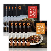 청정원 옛날짜장 180gX5개+삼선짜장180gX5개(총10개), 청정원 옛날짜장 180gX5개+삼선