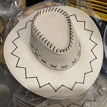 멕시코 모자 스웨이드 서부 영화 연극 멕시칸 분장, 성인(58cm), 16.P