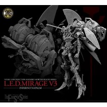 첫회 FSS IMS 1100 scale L.E.D.MIRAGE V3 -INFERNO NAPALM 레드 미라지 인페르노나팜