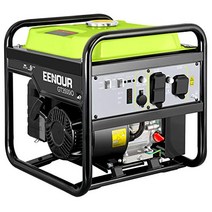 EENOUR 인버터발전기 정현파 가솔린발전기 GT3500iO 2.8kVA 50Hz60Hz 전환