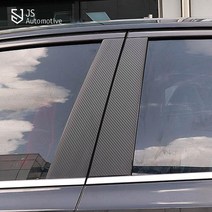 JS automotive K8 카본 윈도우 기둥 B필러 DIY 스티커 기스 흠집 긁힘 방지 몰딩 익스테리어 인테리어 튜닝 용품, 헤어라인실버무광
