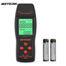 방사능측정기 Meterk-EMF 미터 휴대용 미니 디지털 LCD EMF 검출기 전자기장 방사선 테스터 선량계 카운터, [01] Black