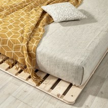 [노르웨이숲]저상형 침대 매트리스 깔판 원목 받침대