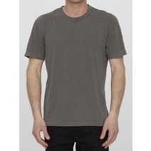 23SS JAMES PERSE 도브 그레이 코튼 티셔츠 MLJ3311 RRP