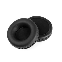 SODIAL ATH-SJ3 SJ33 SJ5 SJ55 ES7 ESW9 ESW10 JVC S500(1쌍 검정)용 교체용 이어 패드 가죽 쿠션 예비 키트, 헤드폰 보관 케이스