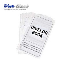 다이브자이언트 스쿠버다이빙 로그북 속지 GB804-1, 없음