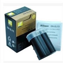 배터리 Z6 싱글 엔-el15 니콘 D810A D800 D610 D7500 D800EE Z7 D500 카메라, el15
