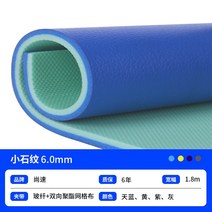체육관 보드 pvc 플로어 스포츠 마루 야외 매트리스, T05-소석무늬 6.0m m 방안 블루볼