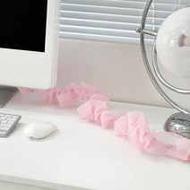 멀티탭 꾸미기 케이블 전선 선 가리개 커버 코드 커버, 핑크