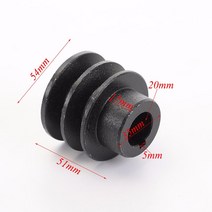 20mm ID V 벨트 풀리 보어 다이 더블 그루브 혼다 호환 168F 170F GX110 GX120 GX160 GX200 7HP 엔진 ATV Go Kart Dirt Pit Bik