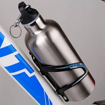 자전거 프레임 물병 수납 홀더 알루미늄 재질 경량 30g 물통 거치대 케이지, 1개, B타입-블루
