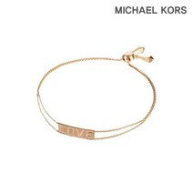 [마이클코어스(주얼리)] Michael Kors 마이클코어스 로즈골드 러브 스퀘어 슬라이더